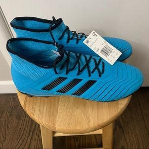 NEW Adidas Predator 19.2 FG Cyan/Black
